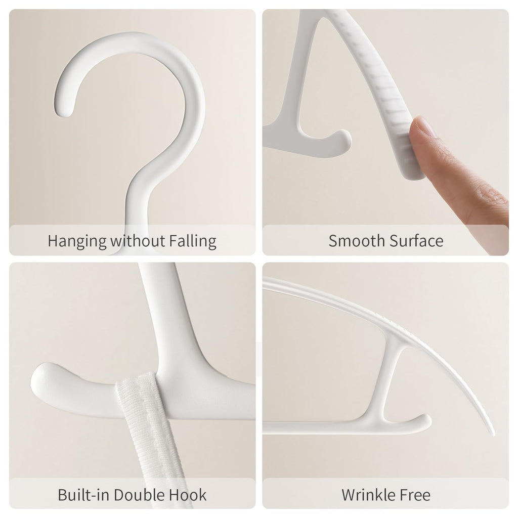 Yelthorvyn Clothes Hangers Plastic