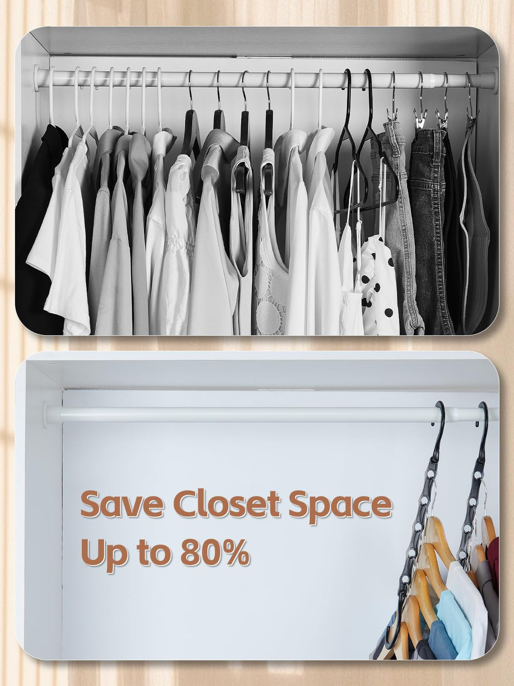 Yelthorvyn Space Saving Hangers Black