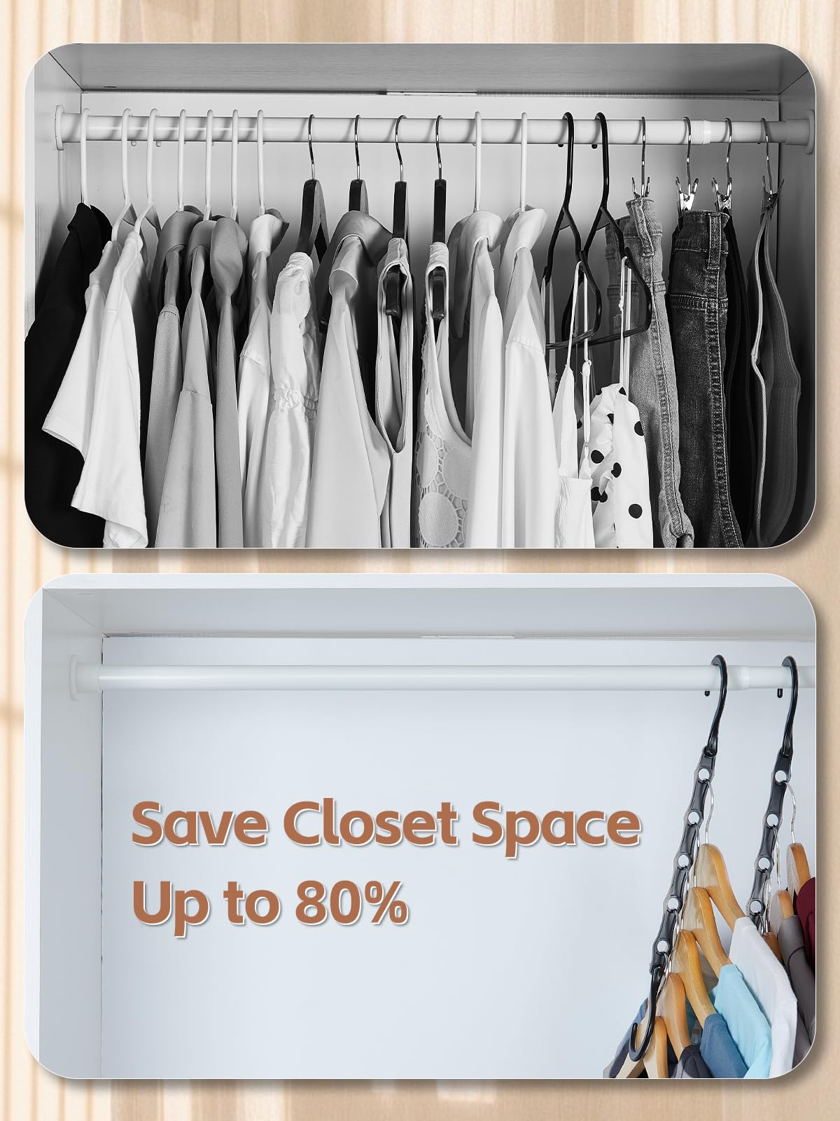 Yelthorvyn Space Saving Hangers Black