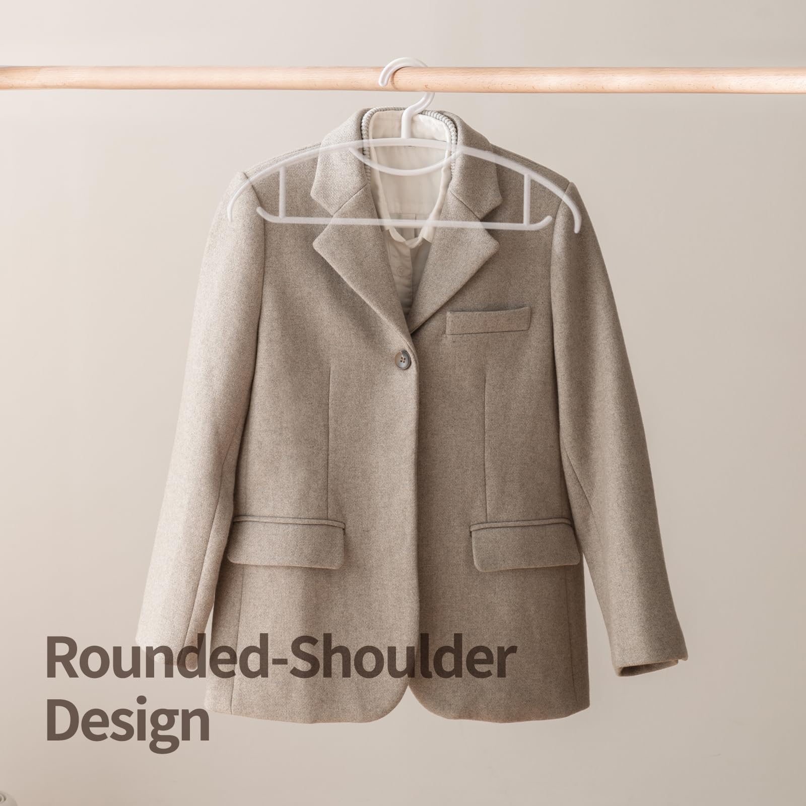 Yelthorvyn Clothes Hangers Plastic
